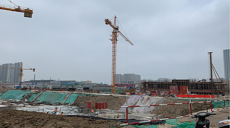 江蘇鉑悅建設有限公司  溧陽(yáng)市奧體大道東側8-1#地塊項目有序推進(jìn)中
